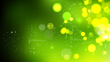 Abstract Green and Black Bokeh Background Vector Graphic