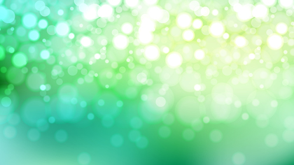 Abstract Green and White Defocused Lights Background