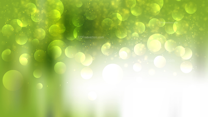 Abstract Green and White Lights Background Vector Art