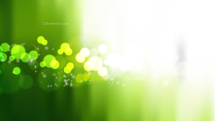 Green and White Blur Lights Background Graphic