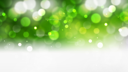 Green and White Blurred Bokeh Background