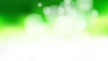 Abstract Green and White Defocused Background Vector Illustration
