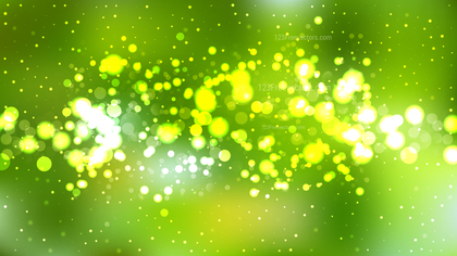 Green and Yellow Defocused Background