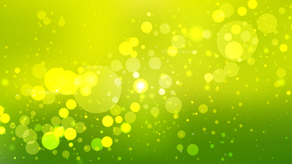 Abstract Green and Yellow Illuminated Background