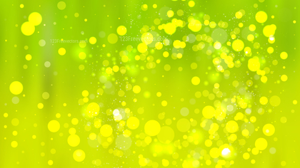 Green and Yellow Blurred Bokeh Background