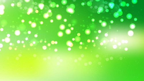 Abstract Green and Yellow Blurred Lights Background Graphic