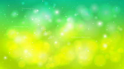 Green and Yellow Blur Lights Background