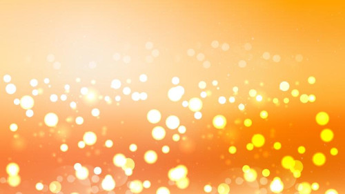Abstract Orange Blurred Bokeh Background Vector Illustration
