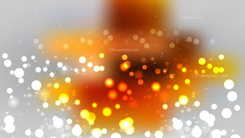 Orange and Grey Blurred Bokeh Background