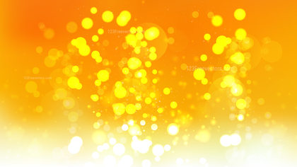 Abstract Orange and Yellow Blurry Lights Background Illustration