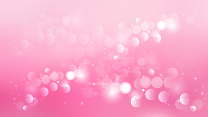 Pink Blurred Bokeh Background