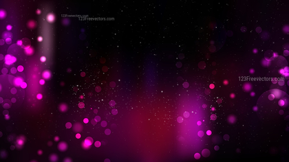 Abstract Pink and Black Bokeh Lights Background