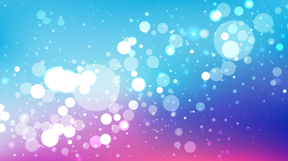 Abstract Pink and Blue Bokeh Background