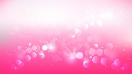 Abstract Pink and White Defocused Lights Background Design