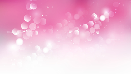 Pink and White Defocused Background Vector Art