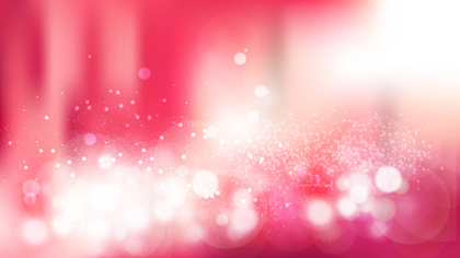 Abstract Pink and White Bokeh Lights Background