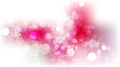 Pink and White Bokeh Defocused Lights Background Illustration