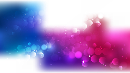 Abstract Pink Blue and White Blur Lights Background Vector