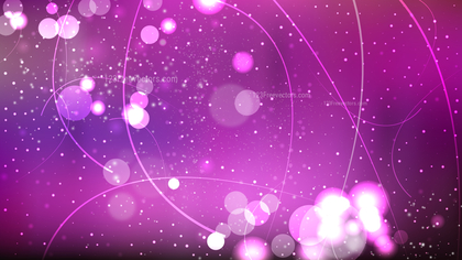 Abstract Purple Bokeh Lights Background Design