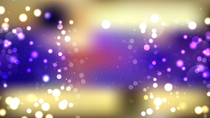 Purple and Gold Defocused Lights Background