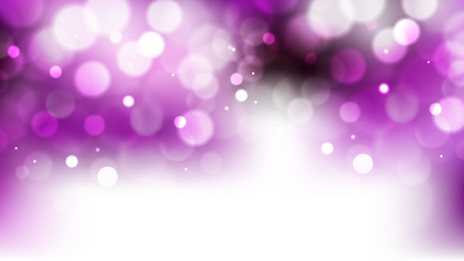Purple and White Bokeh Defocused Lights Background