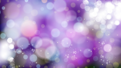 Abstract Purple and White Blurry Lights Background