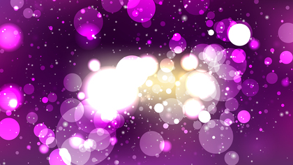 Purple and White Defocused Lights Background