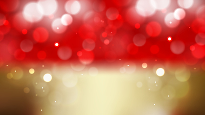 Red and Gold Lights Background