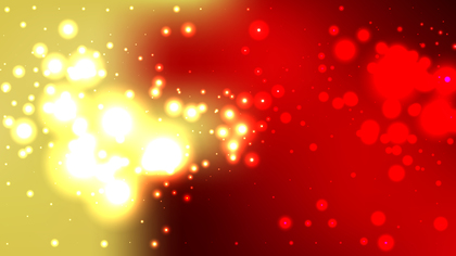 Red and Gold Defocused Lights Background Design