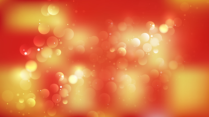 Abstract Red and Gold Bokeh Lights Background