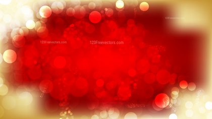 Abstract Red and Gold Defocused Background