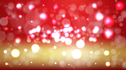 Abstract Red and Gold Blur Lights Background