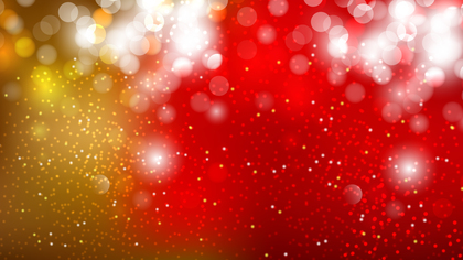 Abstract Red and Gold Blurry Lights Background Vector Image