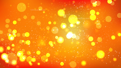 Abstract Red and Orange Lights Background Illustration