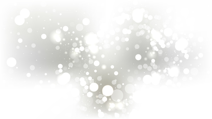 Abstract White Bokeh Background Vector