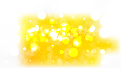 Yellow and White Defocused Lights Background Vector