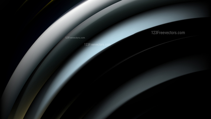 Abstract Black and Blue Shiny Curved Stripes Background Design Template