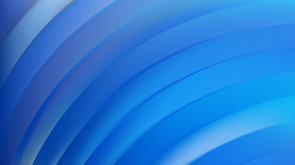 Abstract Blue Shiny Curved Stripes Background