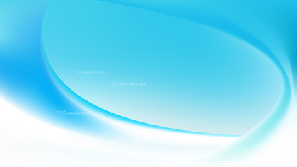 Glowing Abstract Blue and White Wave Background
