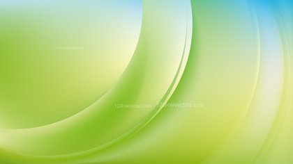 Blue Green and White Wave Background Template Vector Graphic