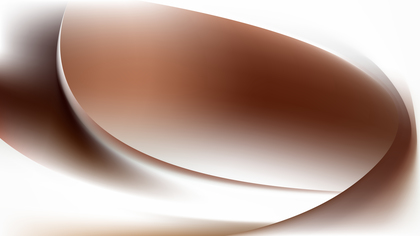 Brown and White Abstract Wave Background Vector Image
