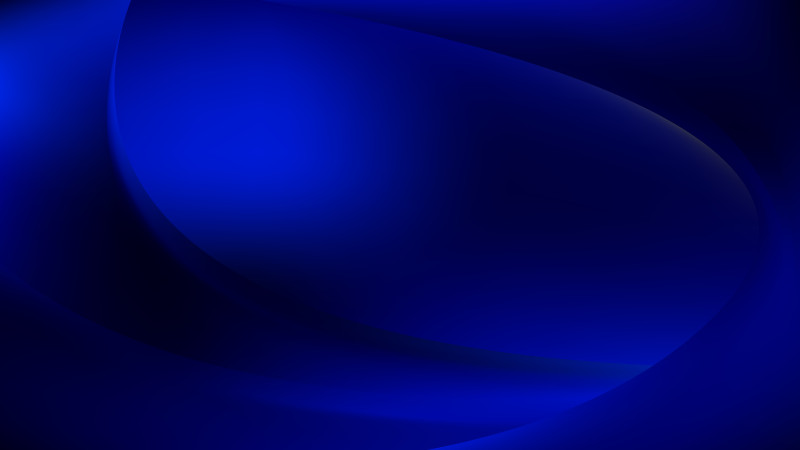 Abstract Glowing Cool Blue Wave Background Design