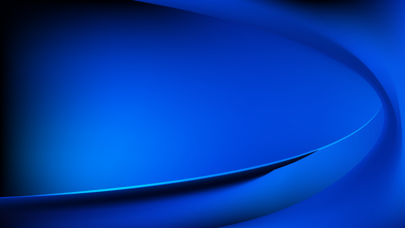 Cool Blue Curve Background Illustration
