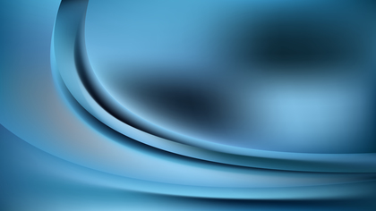 Abstract Glowing Dark Blue Wave Background