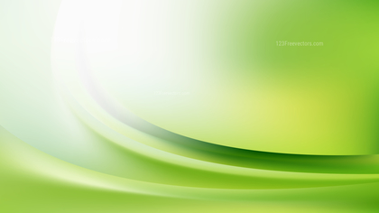 Green and White Abstract Curve Background
