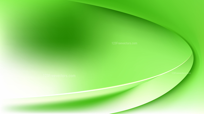 Abstract Green and White Shiny Wave Background Graphic