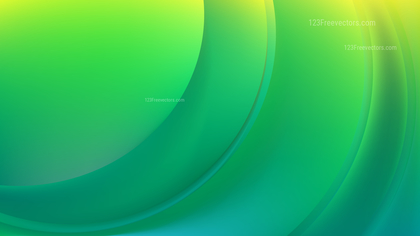 Abstract Green and Yellow Shiny Wave Background Design