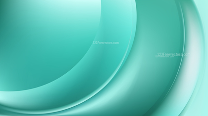 Abstract Glowing Mint Green Wave Background Graphic