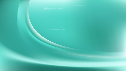 Abstract Mint Green Shiny Wave Background