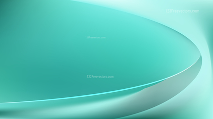 Abstract Mint Green Wave Background Template